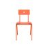 lensvelt piet hein eek mitw wooden chair without armrests pure orange ral2004 pure orange ral2004 hard leg ends