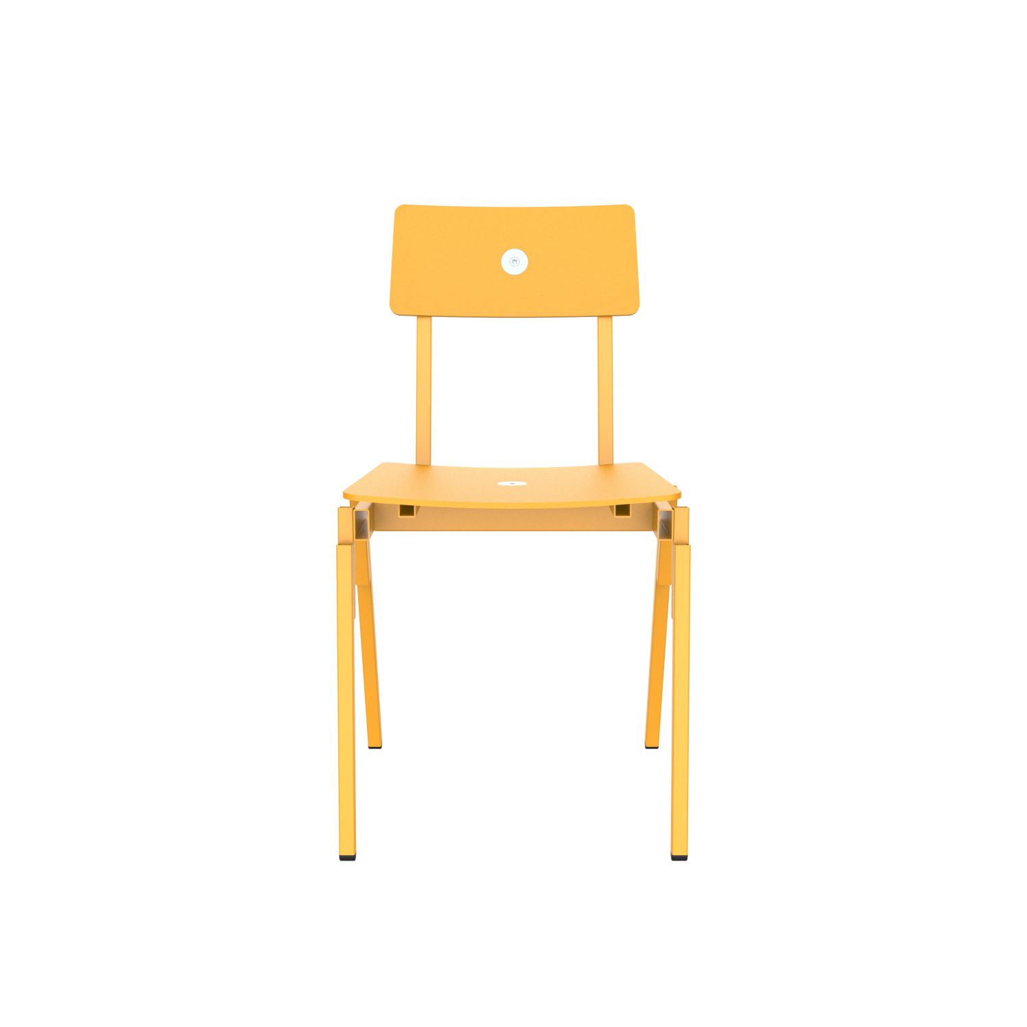 lensvelt piet hein eek mitw wooden chair without armrests signal yellow ral1003 signal yellow ral1003 hard leg ends