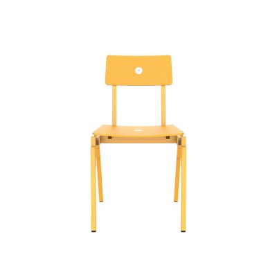 Lensvelt Piet Hein Eek MITW Wooden Chair (Without Armrests) Signal Yellow (RAL1003) Signal Yellow (RAL1003) Hard Leg Ends