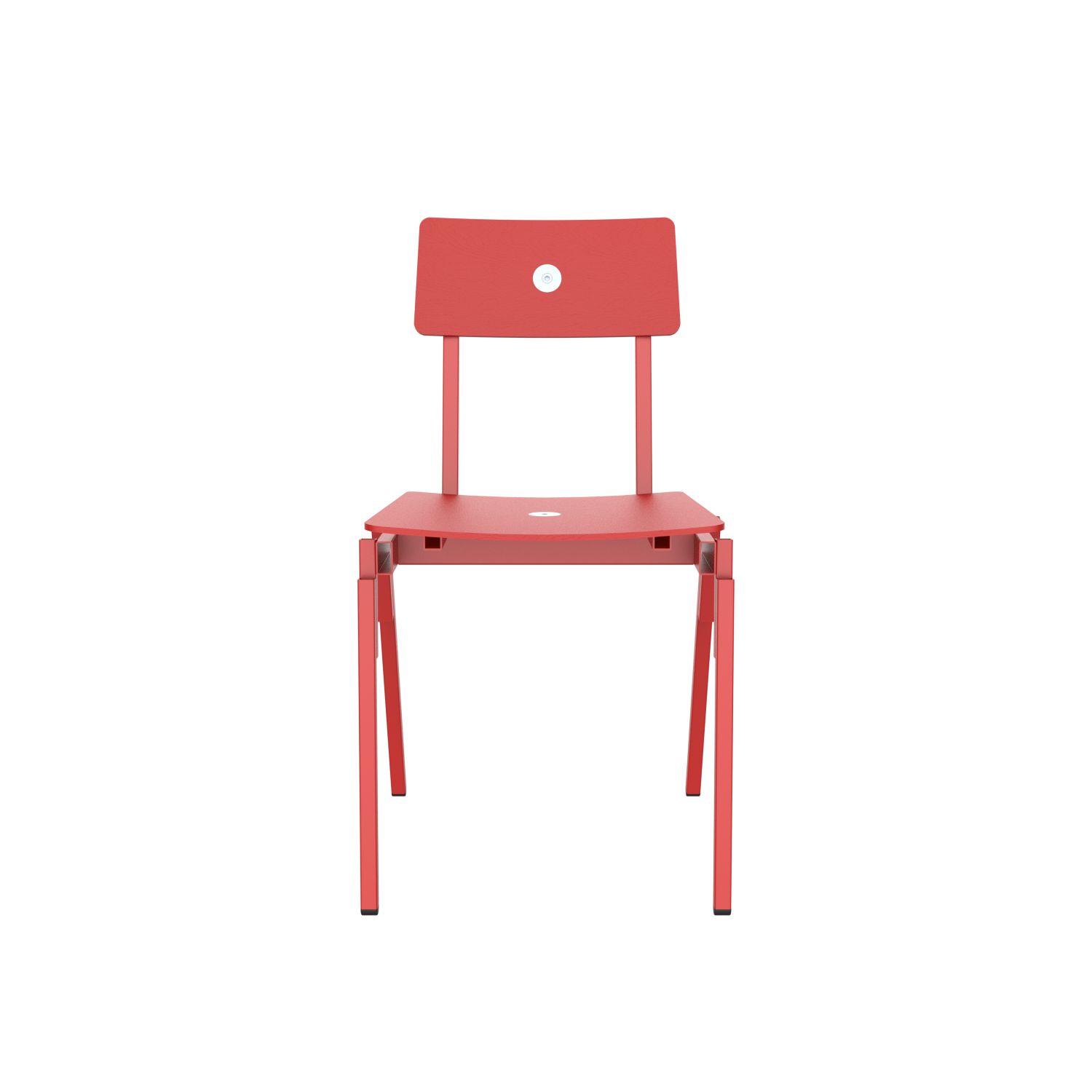 lensvelt piet hein eek mitw wooden chair without armrests traffic red ral3020 traffic red ral3020 hard leg ends