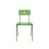 lensvelt piet hein eek mitw wooden chair without armrests yellow green ral6018 yellow green ral6018 hard leg ends