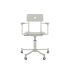 lensvelt piet hein eek mitw wooden office chair with armrests agata grey ral7038 agata grey ral7038 with wheels