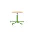 lensvelt piet hein eek mitw wooden stool without wheels natural oak yellow green ral6018 hard leg ends