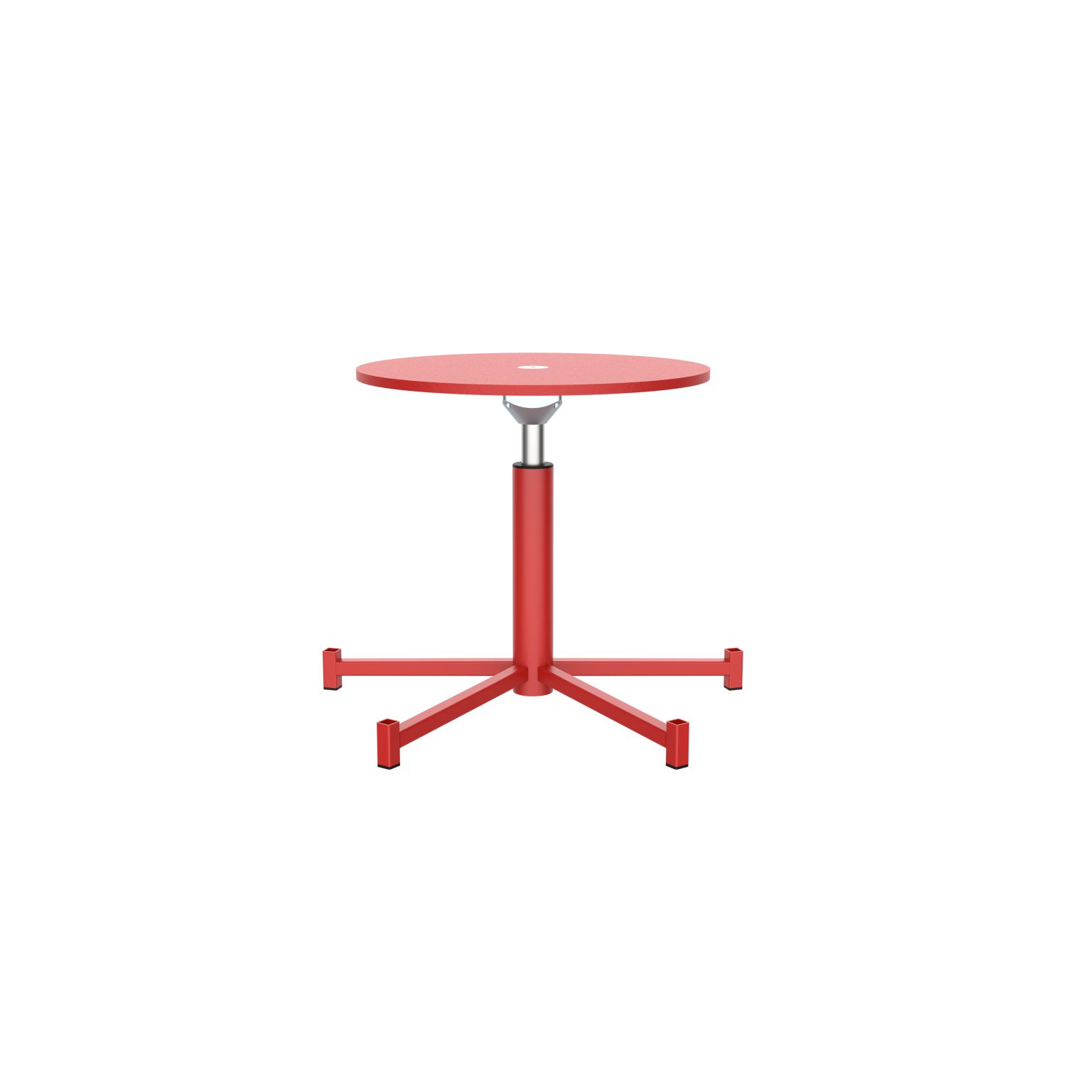 lensvelt piet hein eek mitw wooden stool without wheels traffic red ral3020 traffic red ral3020 hard leg ends