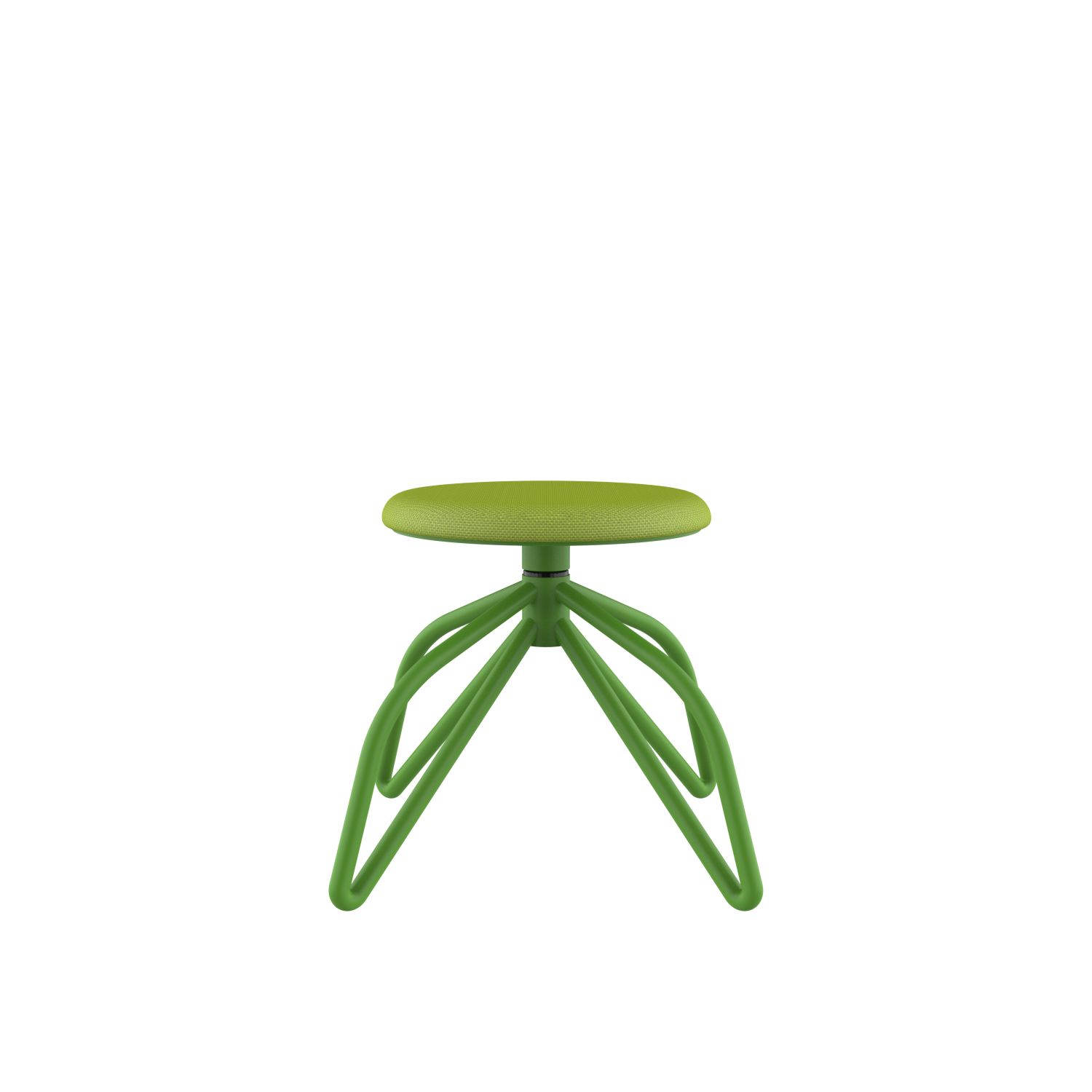 lensvelt powerhouse company coquille stool fairway green 020 yellow green ral6018 hard leg ends