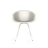 lensvelt richard hutten this bucket chair with steel base white ral9010 white ral9010 hard leg ends
