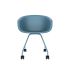 lensvelt richard hutten this bucket office chair steel base blue ral5024 blue ral5024 hard leg ends