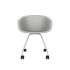 lensvelt richard hutten this bucket office chair steel base light grey ral7035 light grey ral7035 hard leg ends
