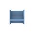 lensvelt rick minkes no idea sofa high back width 136 cm depth 73 cm height 130 cm blue horizon 040 black ral9005