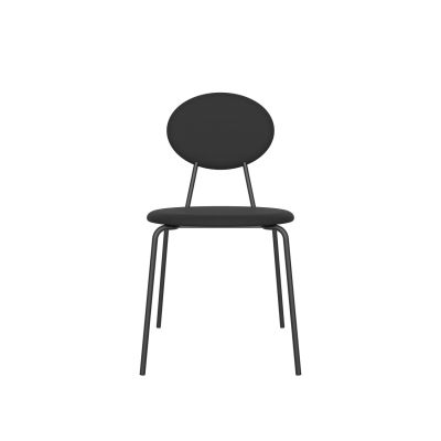 Lensvelt Rick Minkes RNA Chair Stackable Havana Black 090 - Black (RAL9005) Hard Leg Ends