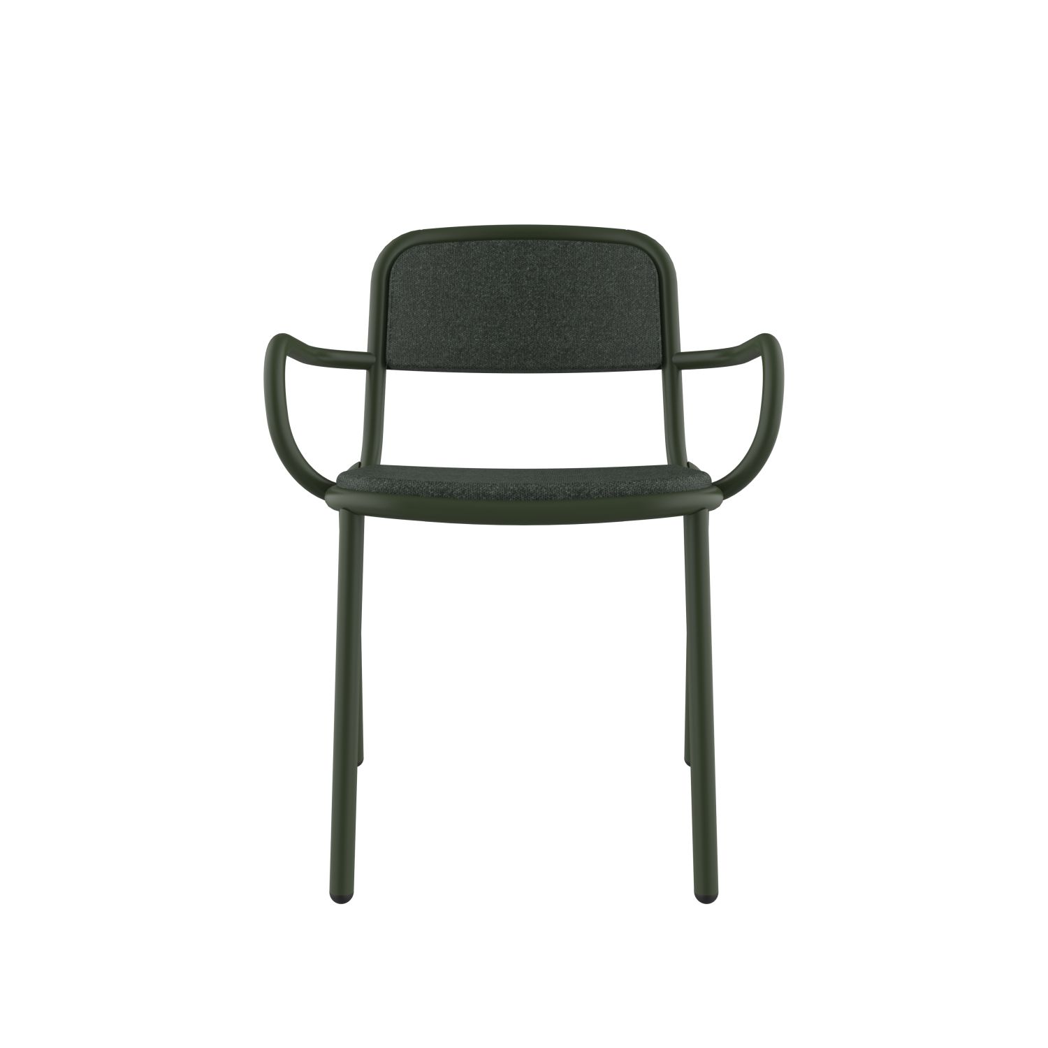 lensvelt stefan scholten loop chair upholsterd stackable with armrest moss summer green 38 price level 1 chrome green ral6020 hard leg ends
