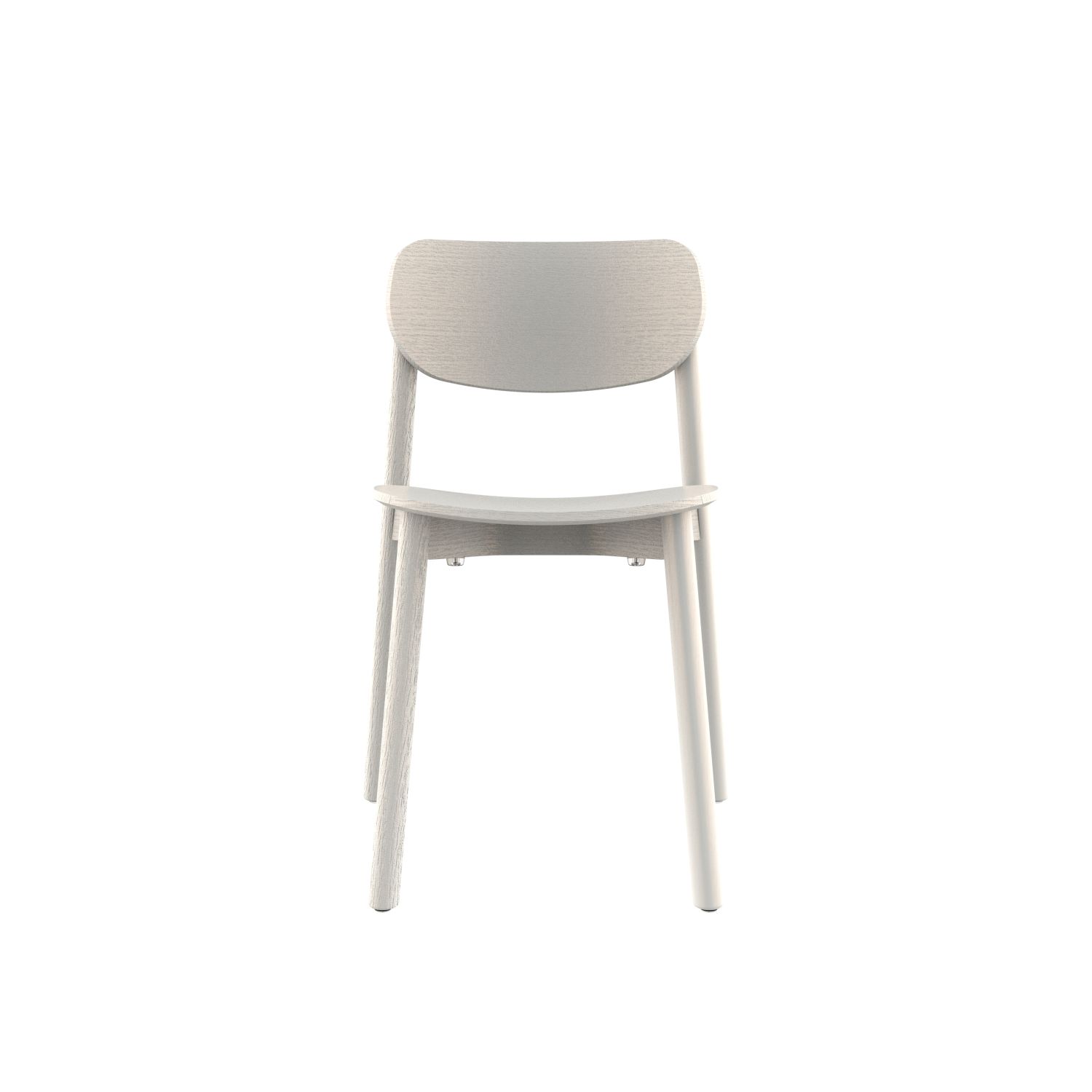lensvelt studio stefan scholten 2thrd chair stackable no armrests signal white ral9003 hard leg ends