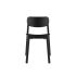lensvelt studio stefan scholten 2thrd chair stackable no armrests black ral9005 hard leg ends