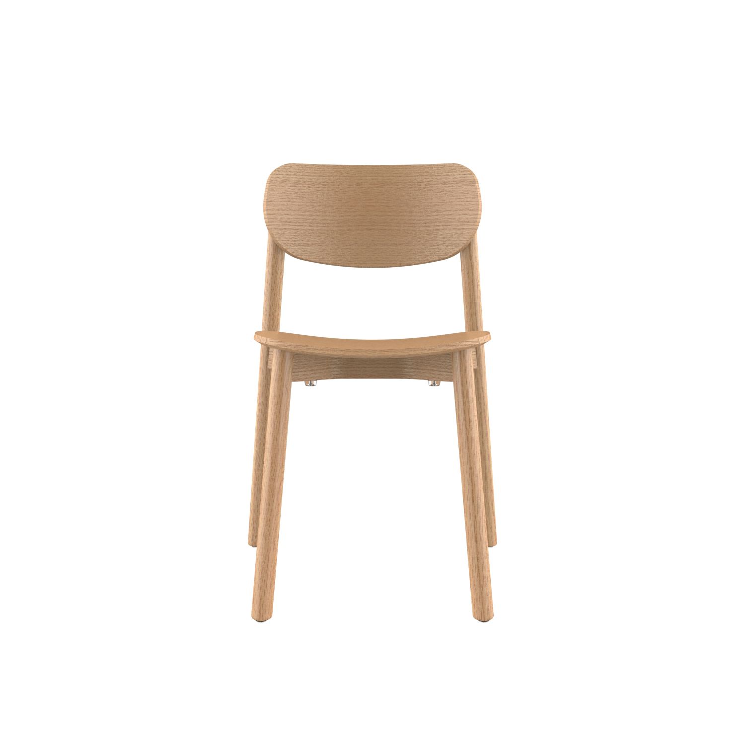 lensvelt studio stefan scholten 2thrd chair stackable no armrests mat oak hard leg ends