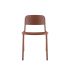 lensvelt studio stefan scholten loop chair stackable no armrests no perforation copper brown ral8004