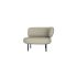 lensvelt studio stefan scholten sofa 1seater 100x77cm lounge part left moss stone grey 11 frame black ral9005