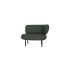lensvelt studio stefan scholten sofa 1seater 100x77cm lounge part left moss summer green 38 frame black ral9005