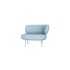 lensvelt studio stefan scholten sofa 1seater 100x77cm lounge part left moss pastel blue 40 frame light grey ral7035
