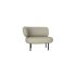 lensvelt studio stefan scholten sofa 1seater 100x77cm lounge part right moss stone grey 11 frame black ral9005