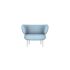 lensvelt studio stefan scholten sofa 1seater 100x77cm middle lounge part moss pastel blue 40 frame light grey ral7035
