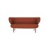 lensvelt studio stefan scholten sofa 2seater 160x84cm middle lounge part moss clay brown 65 frame copper brown ral8004