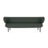 lensvelt studio stefan scholten sofa 3seater 215x84cm middle lounge part moss summer green 38 frame black ral9005