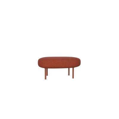 Lensvelt Studio Stefan Scholten Sofa Ottoman (90x70 cm) Middle Lounge Part Moss Clay Brown (65) Frame Copper Brown (RAL8004)