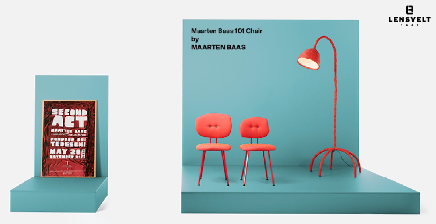 Maarten Baas 101 chair_ with clay lamp