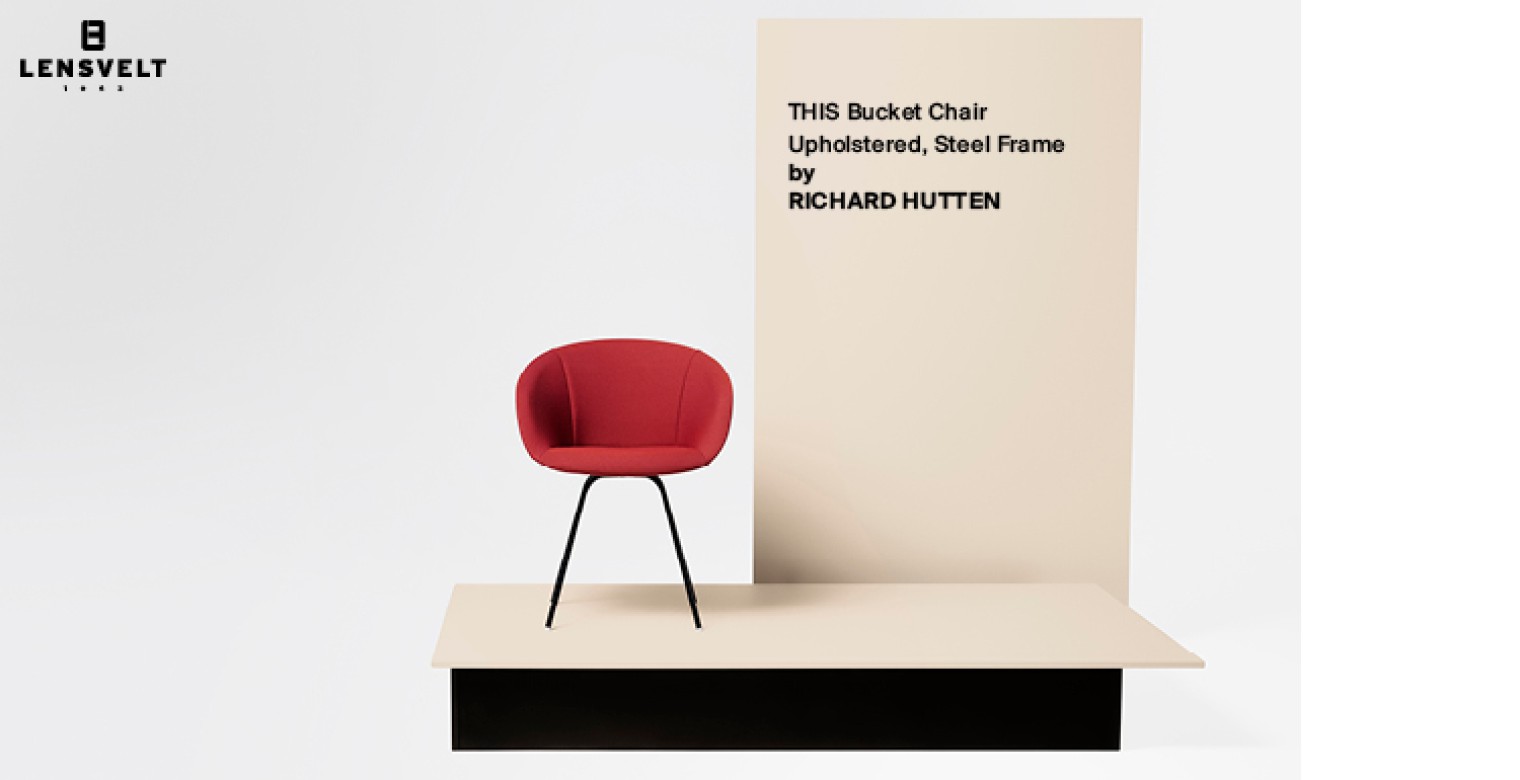 THIS Bucket Chair_ upholstered with a steel frame