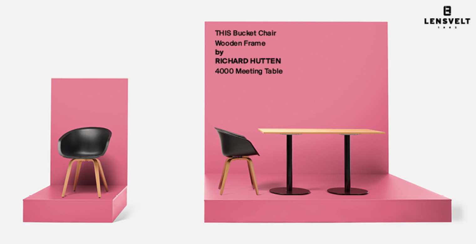 4000 Meeting Table_ square, with THIS Buckets Chairs
