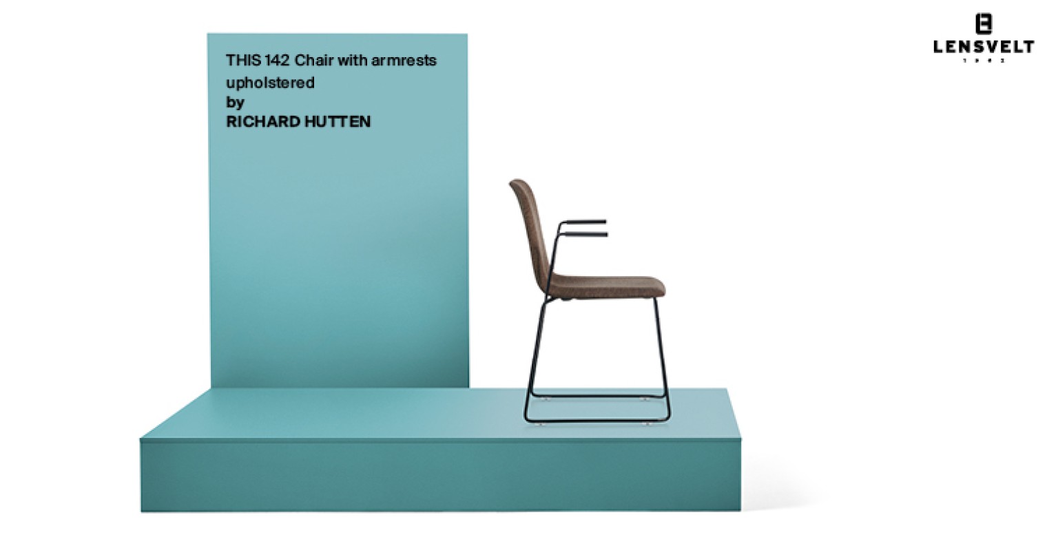 THIS 142 Chair_ felt, steel frame and stackable