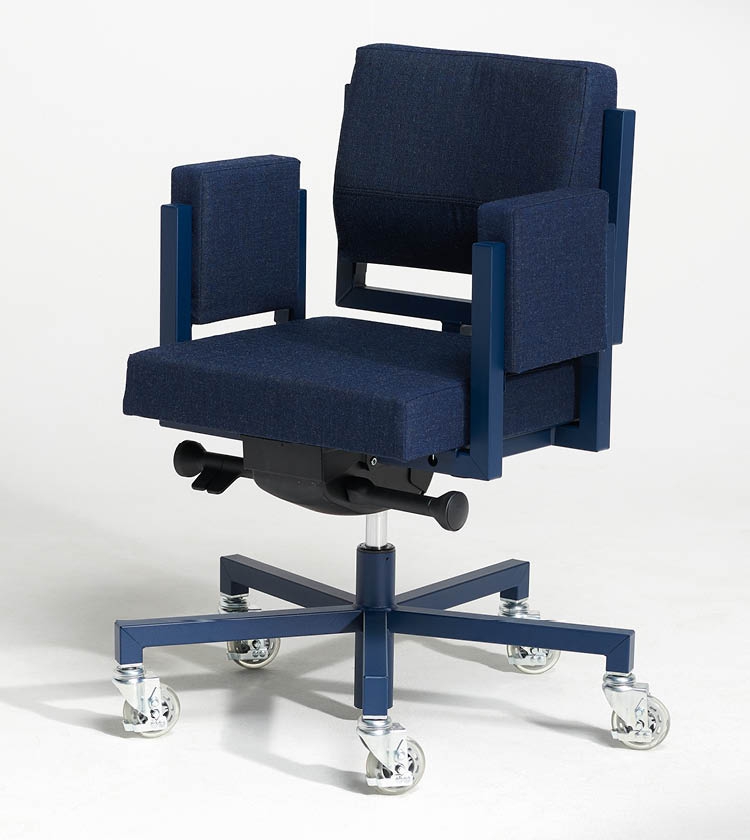 TANK Chair custom made blue 