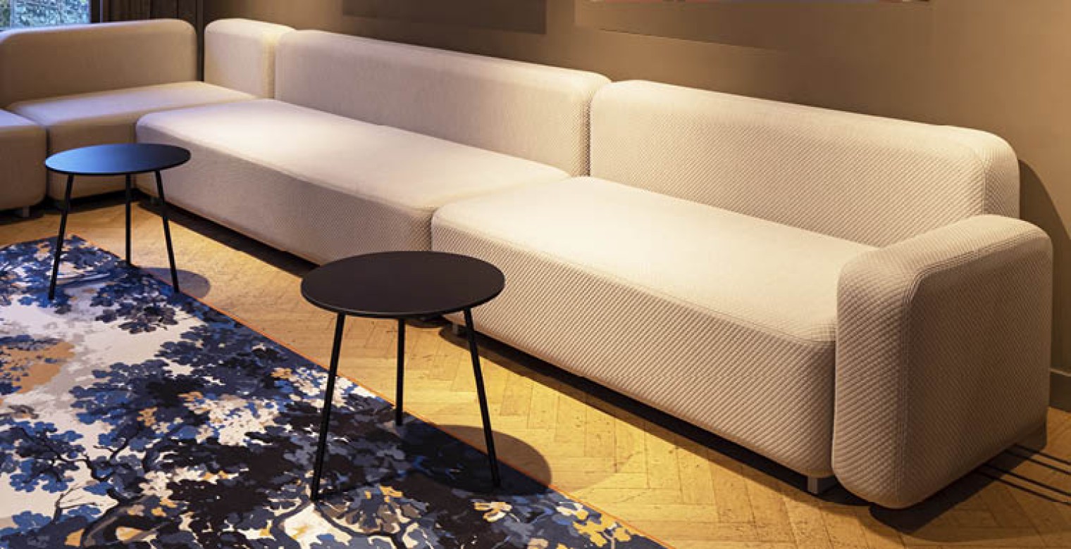 Balance sofa_  detail of the modular sofa system