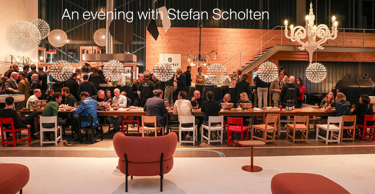 An evening with designer Stefan Scholten
