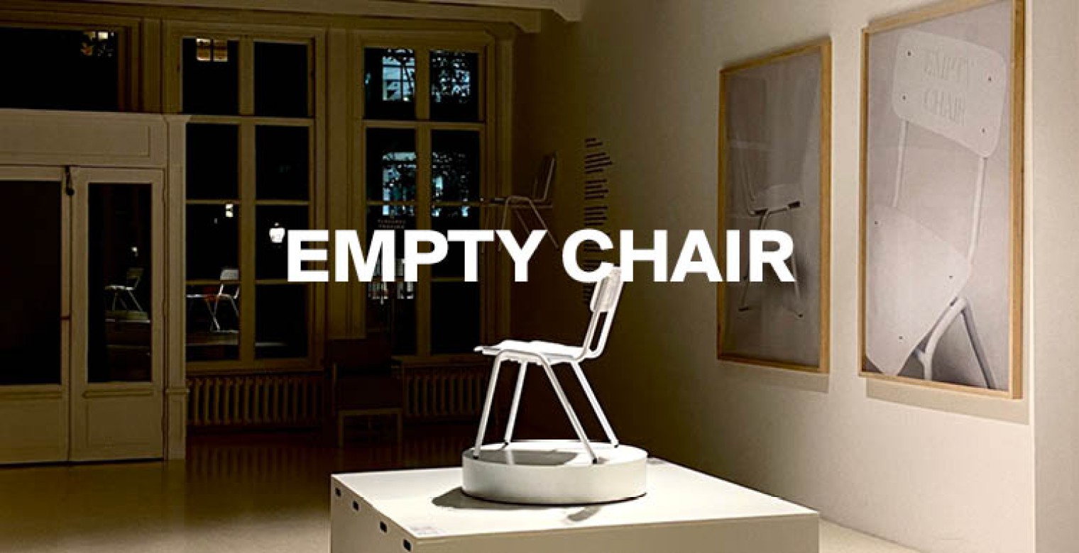 Empty Chair_ buy the book, get the chair FREE by Erik Kessels